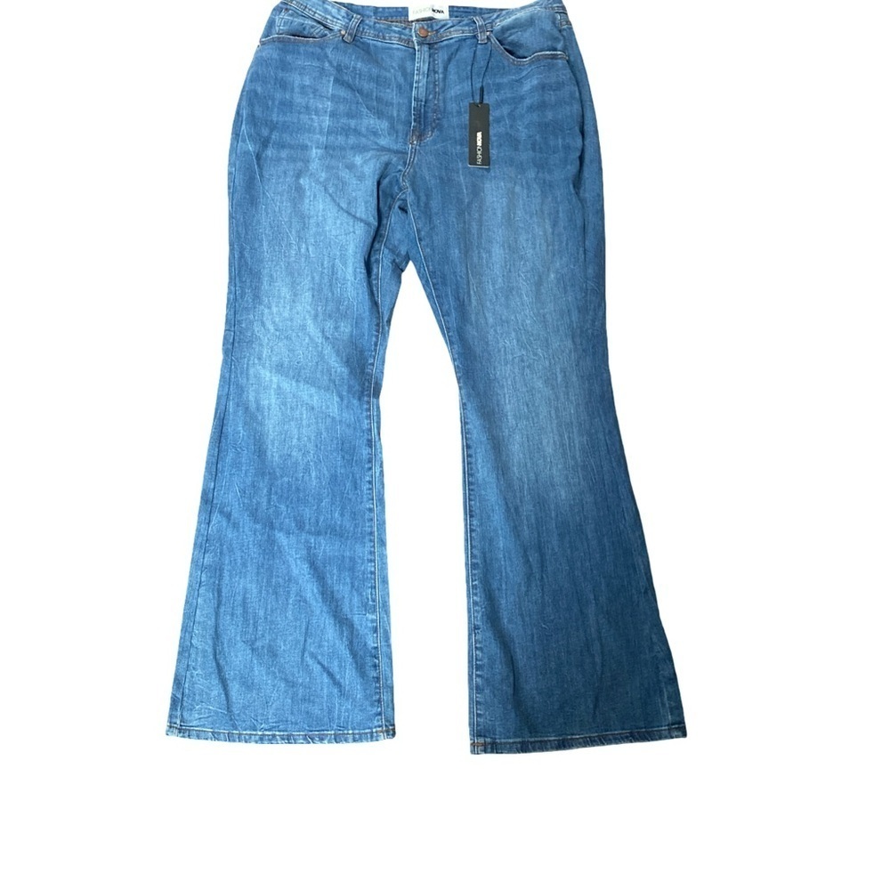 Fashion Nova Blue straight Leg Jeans